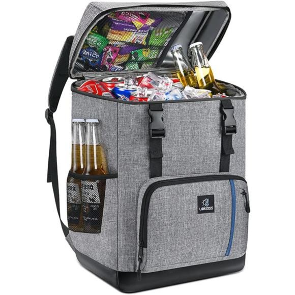 Insulated Cooler Backpack 40 Cans, Backpack Leak-Proof Waterproof Cooler Bag - Picture 1 of 7